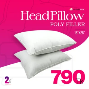Poly Filler HEAD PILLOW 18″X 26″ (2 Pcs)